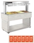 Red Tradition Wärme-Buffet, 6 x GN 1/1, Hemlock Tradition Plus
