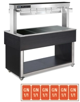 Brown Tradition Wärme-Buffet, 6 x GN 1/1, Wenge Tradition Plus_1