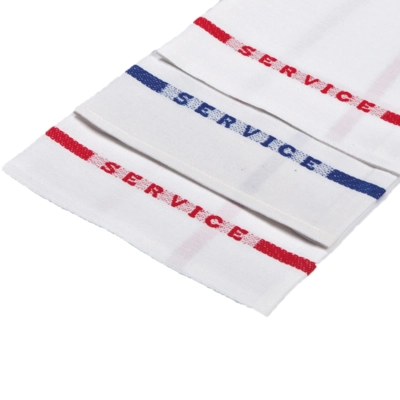 Service-Tücher Halbleinen, rot _1