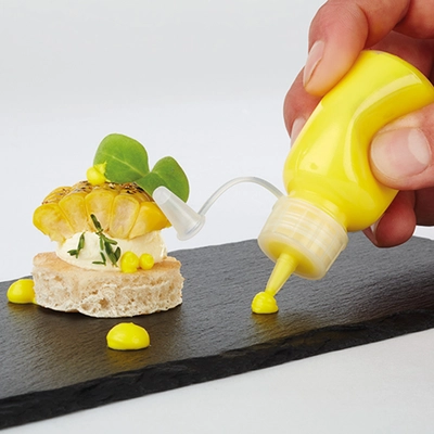 Quetschflasche,4er Set, 3cm Ø, H: 8.5cm, 30 ml Polyethylen, transparent_2