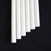 Papier Trinkhalm gerade, weiss, 6x200mm _1
