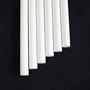 Papier Trinkhalm gerade, weiss, 6x200mm 