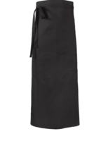 Bistro-Schürze, 100% Baumwolle, L: 100cm, schwarz _1
