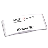 Namensschilder PC Atlantis-Mini, Magnetsystem 68 x 22 mm