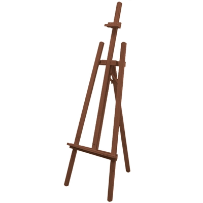 Staffelei verstellbar, 80 x 54 cm, H: 178/250cm Buche gebeizt, lackiert_1