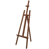 Staffelei verstellbar, 80 x 54 cm, H: 178/250cm Buche gebeizt, lackiert