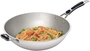 Wok Induktionspfanne, 6l, Ø 36 cm, H: 11 cm Rundboden, gewölbter Boden Ø 26 cm, inkl. Deckel