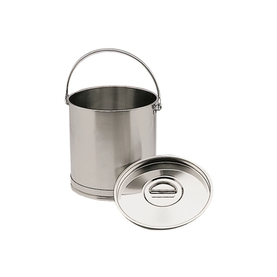 Eimer CNS 18/10, 10 l, Ø 24 cm, H: 26 cm ohne Deckel_1