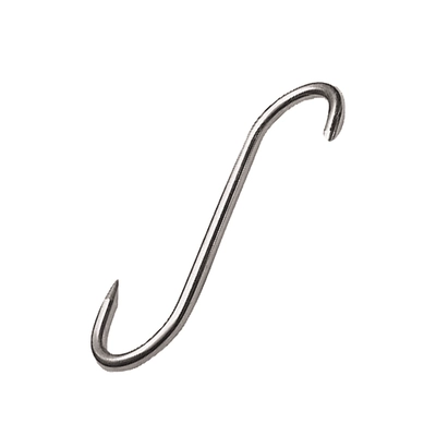 Fleischhaken, S-Form, inox, L: 14 cm, 6 mm Ø _1