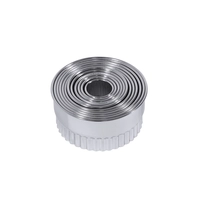 Ausstecher-Satz gezackt, 12-teilig, 25-105 mm 