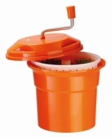 Salatschleuder manuell, orange, 25 Liter Ø 42 cm, H: 52 cm_1