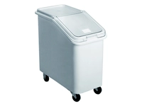 Vorratswagen 102l weiss, Deckel durchsichtig 