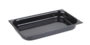 GN 1/1 Konvektomatenblech emailliert, H: 20 mm, schwarz, 530 x 325 mm