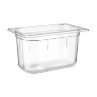 GN 1/4 Basic Behälter Polycarbonat, H: 150 mm, 265 x 162 mm, 3.7 l