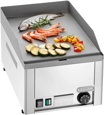 Elektro Griddle-Tischgerät, 32.5x54 cm, H: 29.5 cm 3 kW, 22 kg, Stecker Typ: 23_1