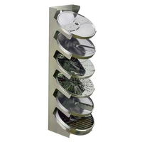 Rotor Scheibenständer zu Gemüseschneider, Chromnickelstahl