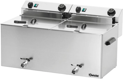 Tisch-Friteuse Profi 2x10l, 78x45cm H:37.5cm,8.1kW _1