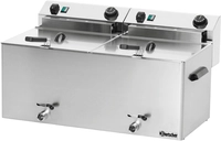 Tisch-Friteuse Profi 2x10l, 78x45cm H:37.5cm,8.1kW 