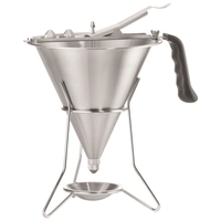 Dosier-Trichter CNS 1.5l, mit 3 Tüllen 2, 4, 6mm inkl. Ständer und Auffangschale