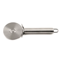 Roulette à pâte/pizza, CNS, Ø 6.5cm, L:19cm