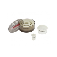 Ausstecher rund, gezackt, 9-teiliger Satz, 2-10cmØ 