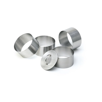 Schaumspeise-/Mousse Ringe Edelstahl, Ø 6 cm _1