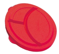 Dinner Max Deckel für Hauptspeiseteller oval, rot _1