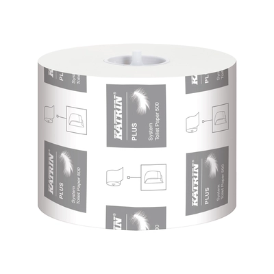 WC-Rollen Katrin Plus System weiss, 3-lagig, 500 Blätter_1