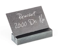 Tischtafel/Schild, 12 x 4 cm, H: 7 cm Naturschiefer_1