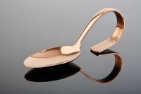 Gourmetlöffel Classic, Länge: 12 cm 18/8 Edelstahl, Kupfer-Look_1