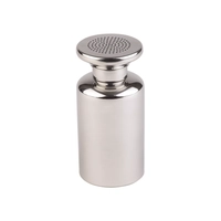 Salzstreuer, 8 cm Ø, H: 17 cm, Edelstahl 