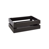 GN Superbox Schwarz, 29 x 18.5 cm, H: 10.5 cm, Akazienholz