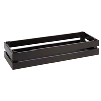 GN Superbox Schwarz 55.5 x 18.5 cm, H: 10.5cm, Akazienholz