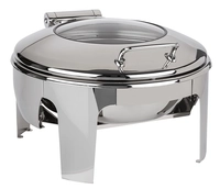 Easy Induction Chafing Dish rund, CNS, 6 L, 46 x 50 cm, H: 30 cm_1