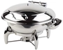 Chafing Dish Globe, Ø 38.5 cm, H: 34 cm, 6l Edelstahl, abnehmbarer
