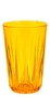 Trinkbecher Crystal, Tritan, orange Ø 8 cm, H: 12.5 cm, 300 ml