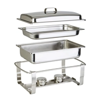 Chafing Dish Wasserbehälter einzeln Ersatz, 9 L, 55 x 35 cm, H: 12 cm, GN 1/1