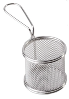 Paniers inox pour service sur table, Ø 8cm,H:7.5cm_1