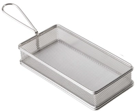 Paniers inox pour service sur table, 21.5 x 10.5cm_1