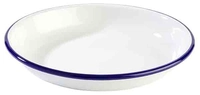 Teller tief Enamelware, Ø 18 cm, H: 3.5 cm emailliertes Stahlblech_1