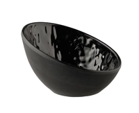 Schale rund Tao, 10.5 x 10 cm, H: 6.5/3 cm Melamin, schwarz, Steinoptik_1