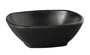 Schale Zen, 12 x 12 cm H: 4 cm Melamin, schwarz, Steinoptik