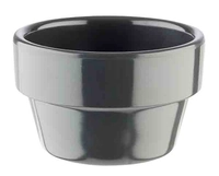 Schale Flower Pot, Ø 6 cm, H: 3.5 cm Melamin, grau_1