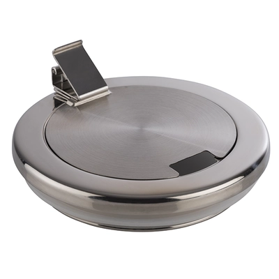 Edelstahl-Klappdeckel mit Dichtung zu Weck RR100 Ø 10.5 cm, H: 4.5 cm_1