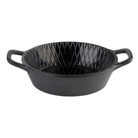 Schale Mini, Ø 8.5 cm, H: 2.5 cm Melamin, schwarz, 0.07 Liter