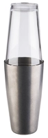 Boston Shaker Gunmetal Look, CNS, 0.7 Liter, Ø 9 cm, H: 30 cm, mit Glas 400 ml_1